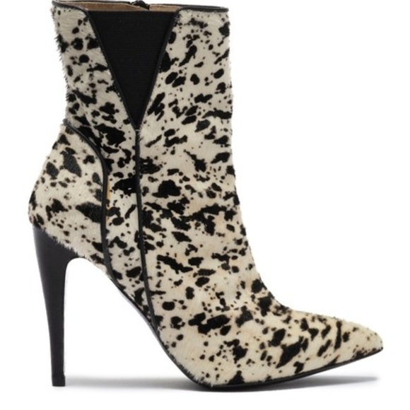Halston Heritage Shoes - Halston Heritage Val Calf Hair Pointed Toe Boot 9